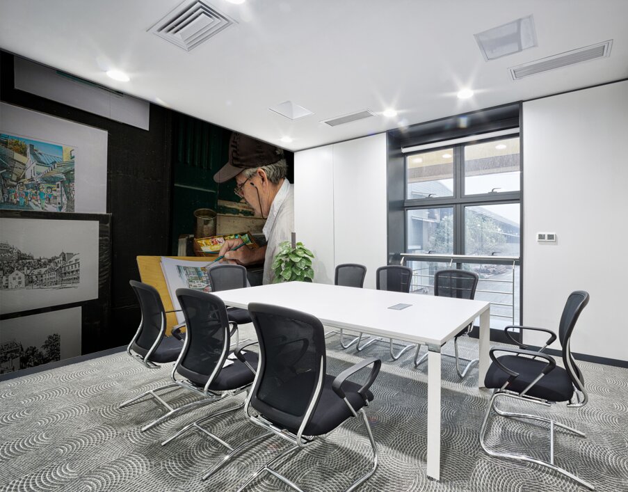 Artist On The Rue Du Tresor In Old Quebec Canada Wall Printing