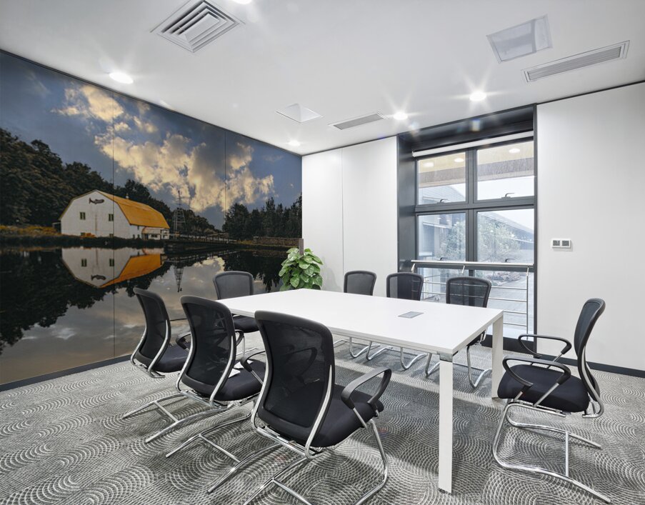 Ferme Piscicole Ile dOrleans Quebec Canada Wall Printing