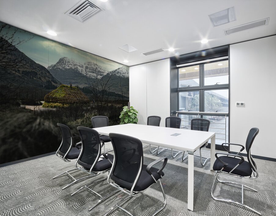 Turf and Creel House Scottish Highlands Scotland UK Wall Printing