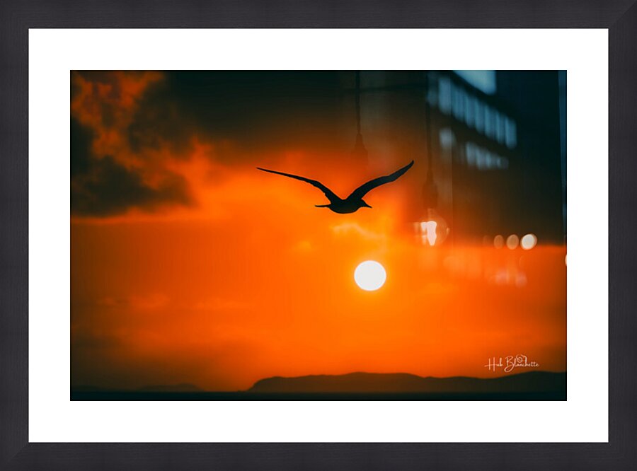 Sunrise While Approaching The United States Virgin Islands Picture Frame Printing