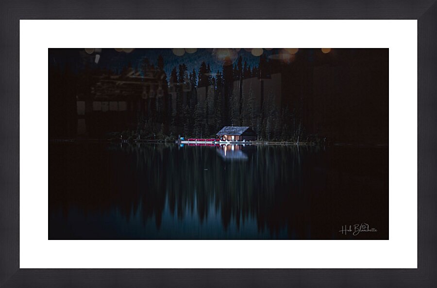 The Little Shack In Lake Louise Alberta Canada Picture Frame Printing