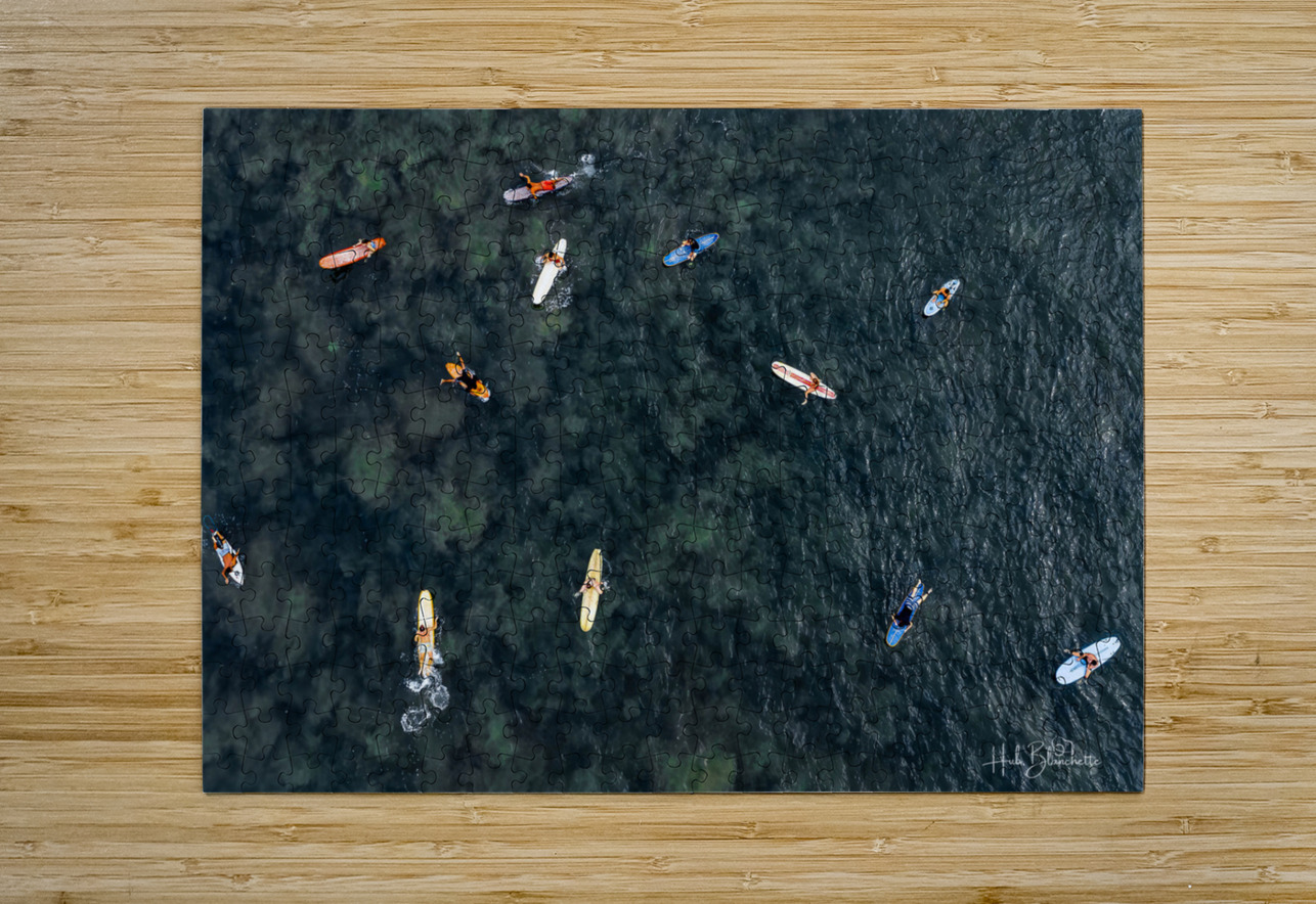 Patiently Waiting Sayulita Mexico Hub Blanchette Puzzle printing