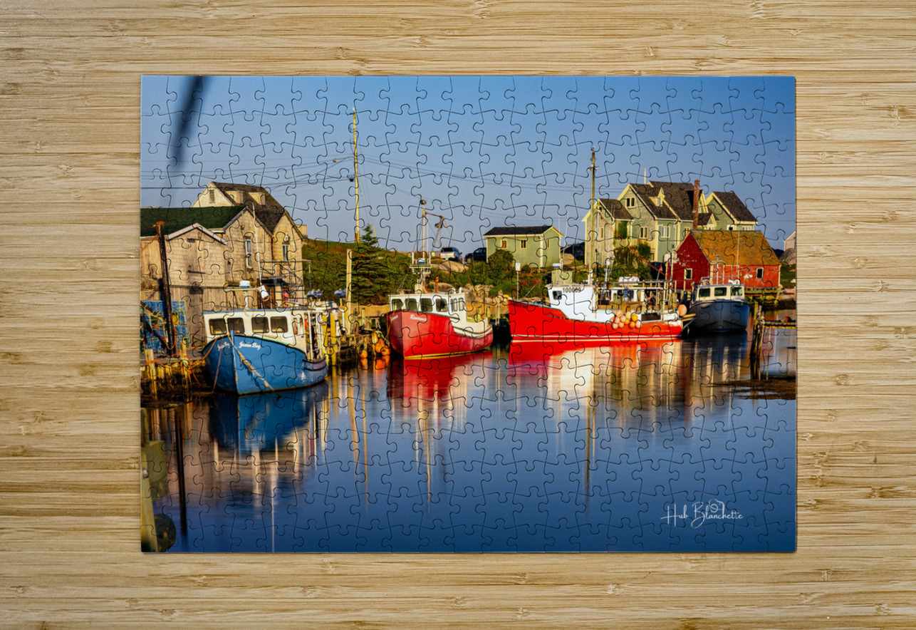 Peggys Cove Nova Scotia Canada Hub Blanchette Puzzle printing