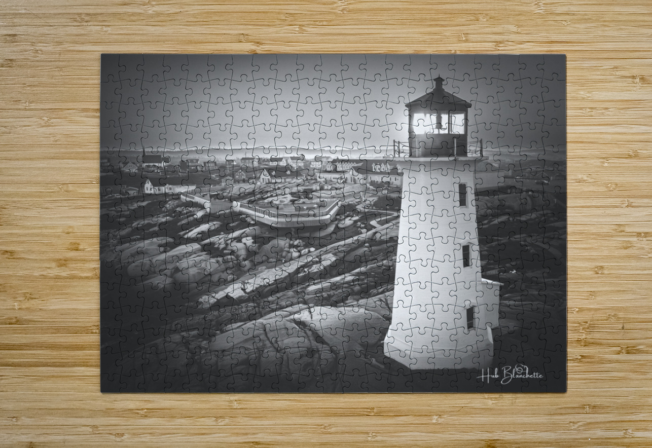 Peggys Cove Nova Scotia Canada Hub Blanchette Puzzle printing