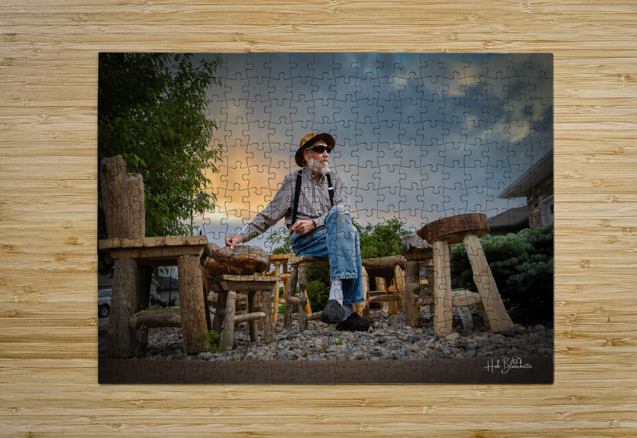 Retired Woodworker  Hub Blanchette Puzzle printing