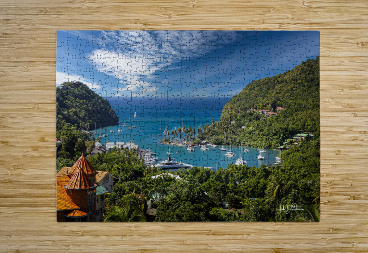 Marigot Bay Saint Lucia Hub Blanchette Puzzle printing