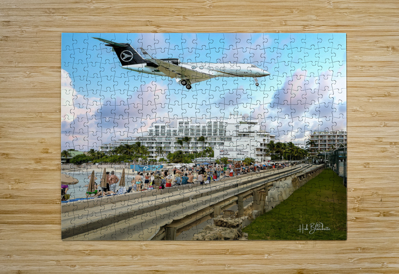 Maho Beach Sint Maarten Hub Blanchette Puzzle printing