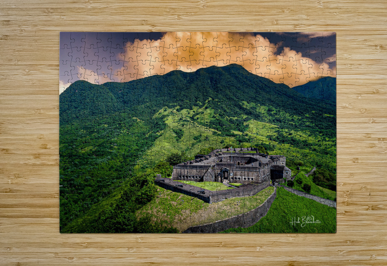 Brimstone Hill Fortress St.Kitts & Nevis Hub Blanchette Puzzle printing