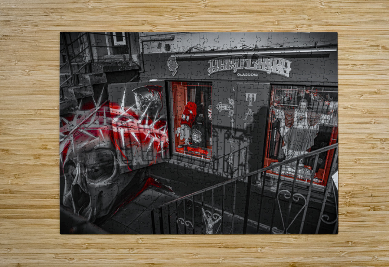 Hardlines Tattoo Glasgow Scotland UK Hub Blanchette Puzzle printing