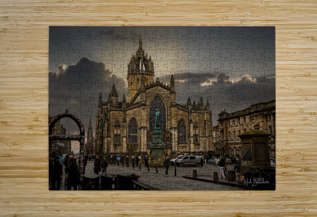 St Giles Cathedral High Kirk of Edinburgh Scotland UK Hub Blanchette Puzzle printing
