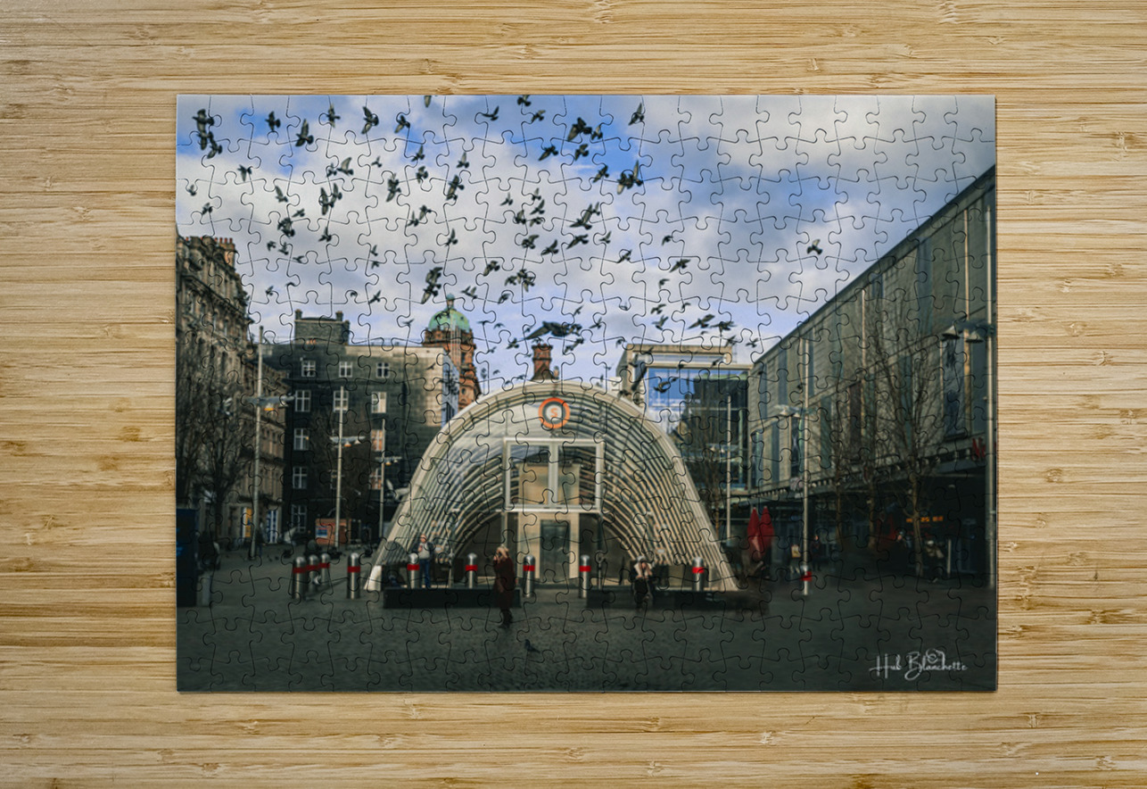 St Enoch Subway Station Glasgow Scotland UK Hub Blanchette Puzzle printing