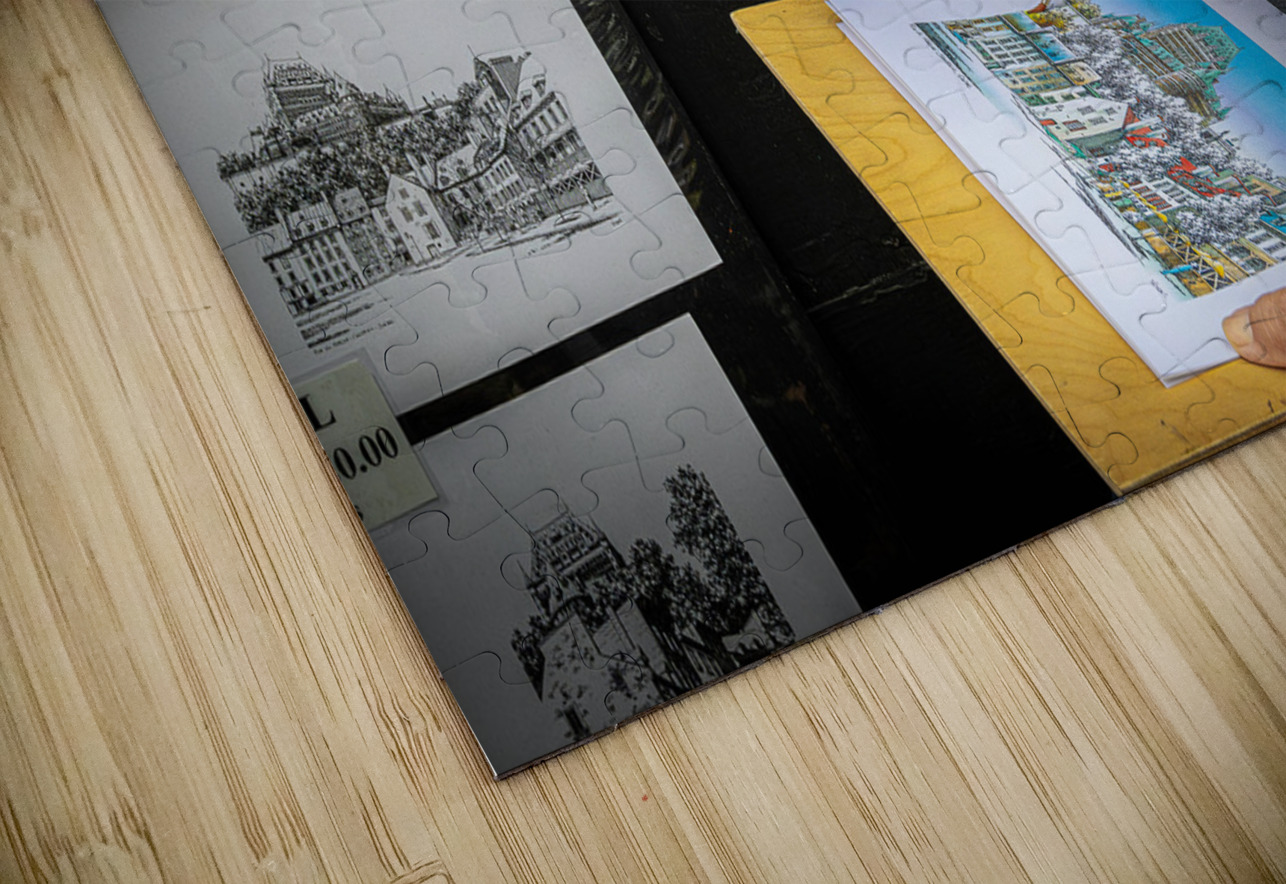 Artist On The Rue Du Tresor In Old Quebec Canada Hub Blanchette Puzzle