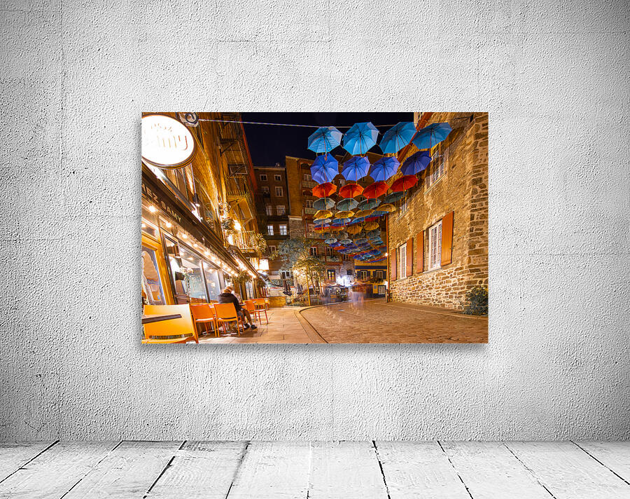 Umbrella Alley Rue Du Cul-Du Sac Old Quebec Canada Wall Preview