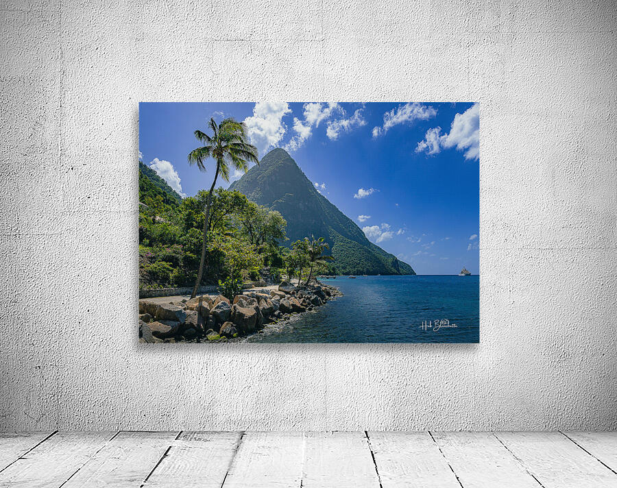 Petit Piton from Sugar Beach Saint Lucia Wall Preview