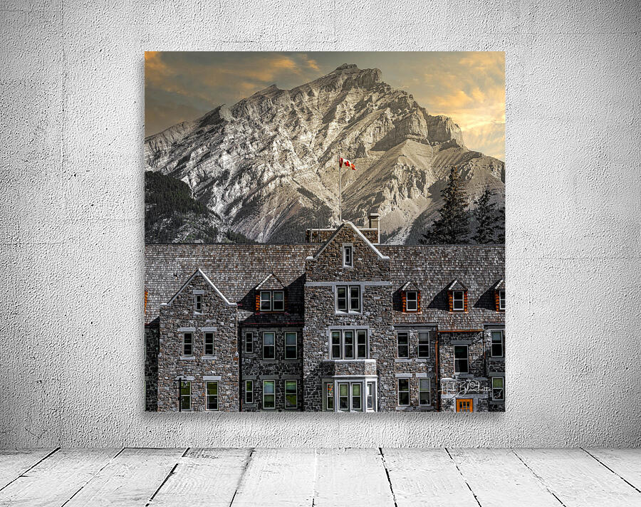 Parks Canada Headquarters in Banff Alberta Canada Wall Preview