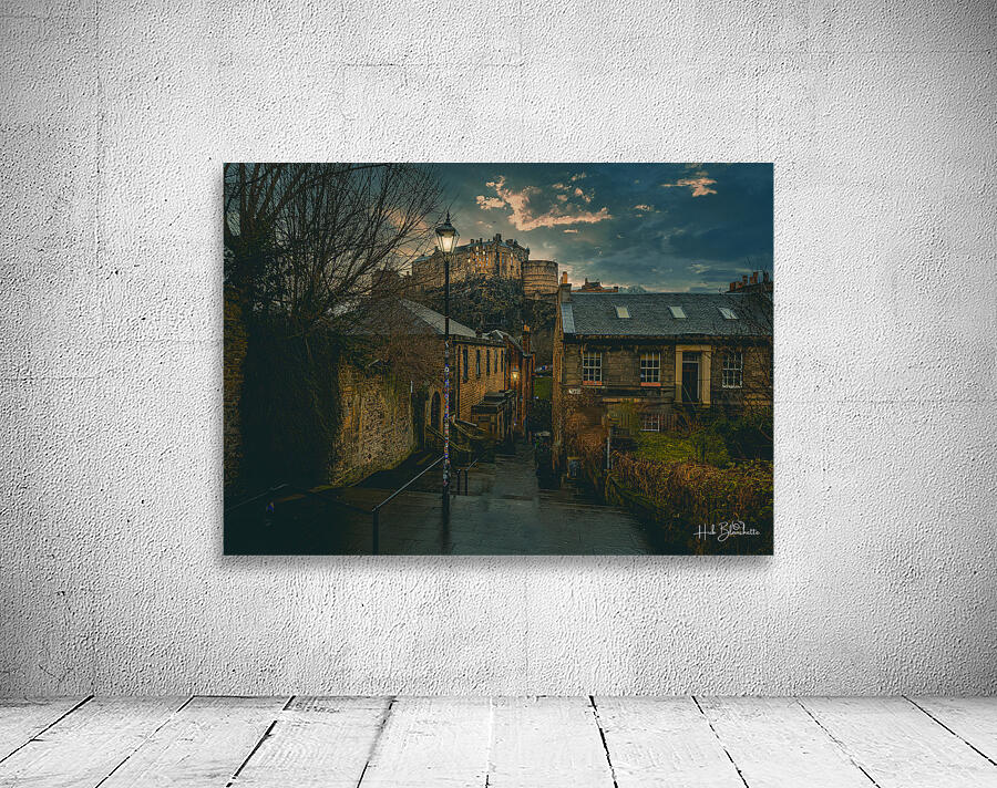 Edinburgh Castle Vennel Steps Edinburgh Scotland UK Wall Preview