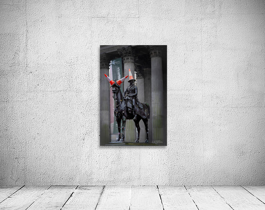 Equestrian Statue of the Duke of Wellington Glasgow UK Wall Preview