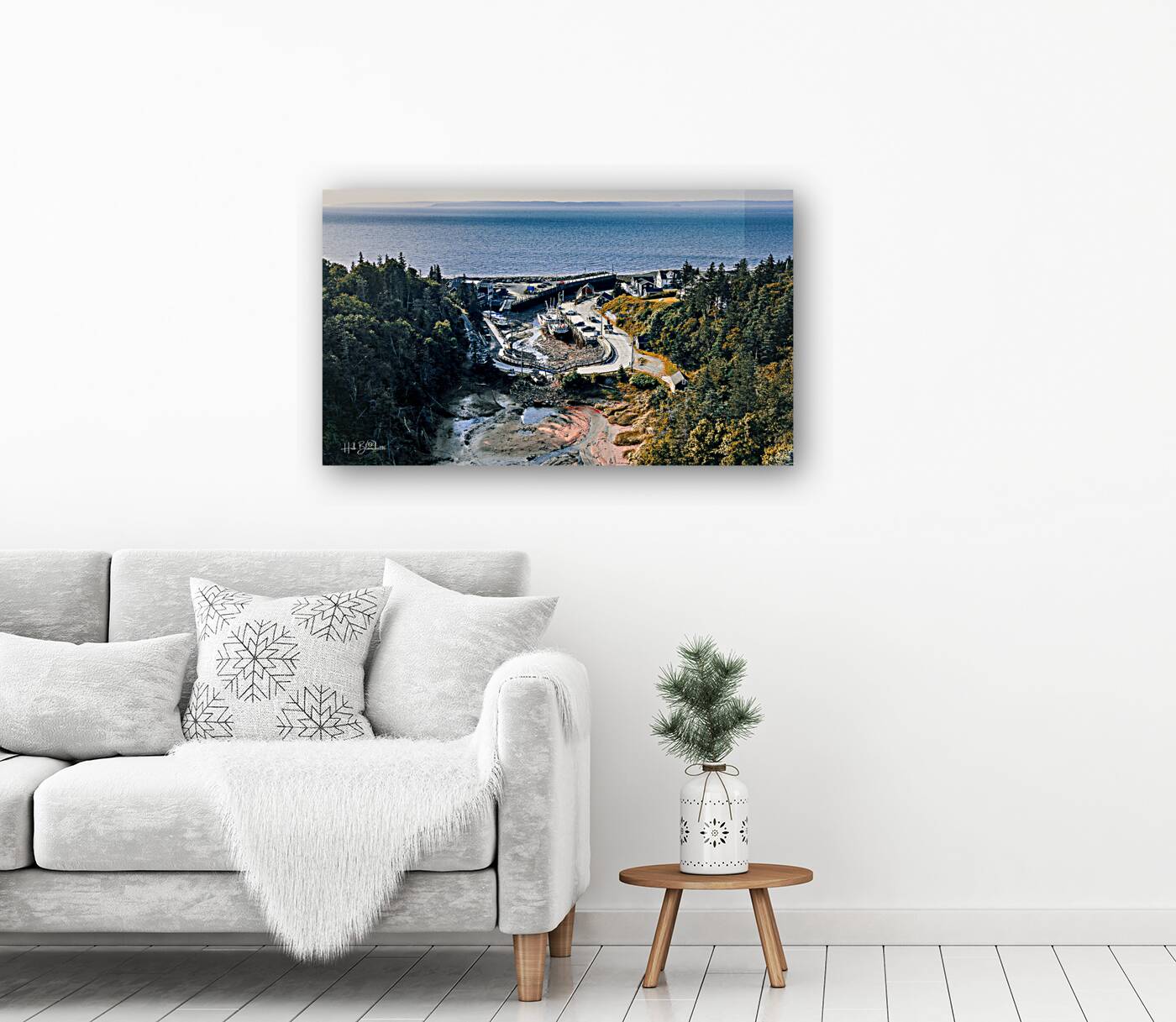 Halls Harbour Nova Scotia Canada Reproduction