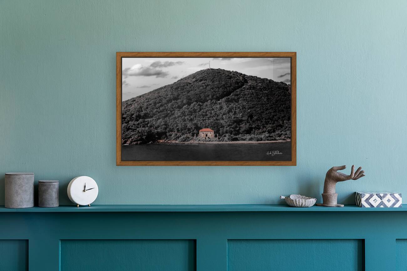 Cowells Battery Historical Landmark United States Virgin Islands  Reproduction