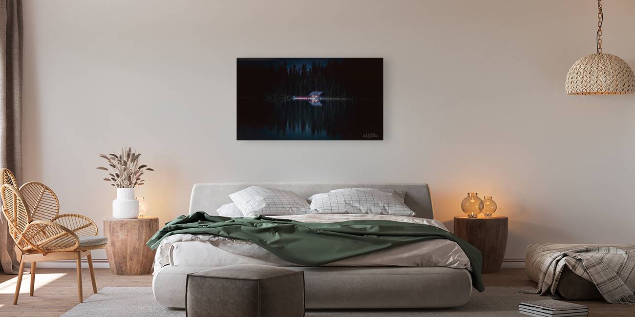 The Little Shack In Lake Louise Alberta Canada Reproduction